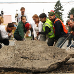 volunteers for the organization Depave